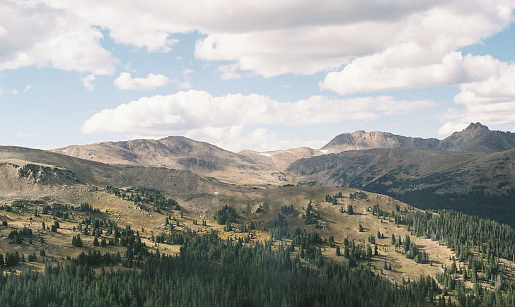 fjell, utvalg, landskapet, dagtid, fjell, åsene, daler