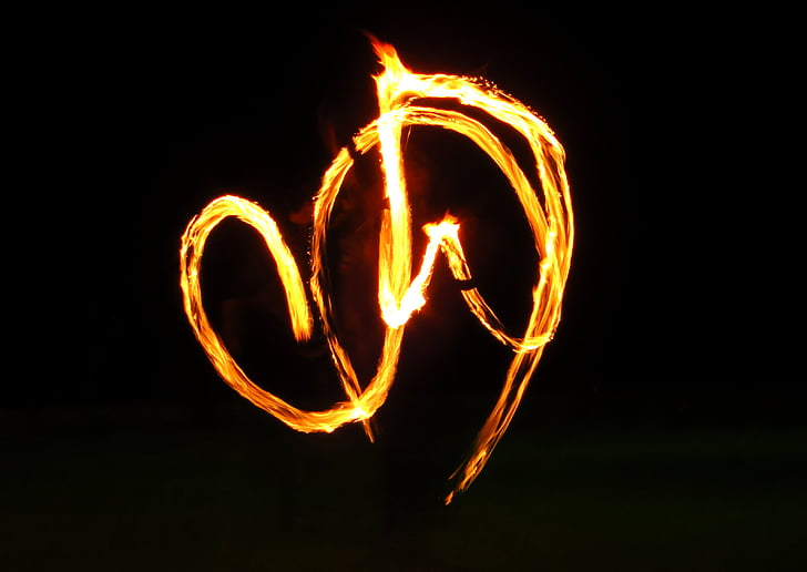 fire, poi, feuerpoi, juggling, juggler, middle ages, flame