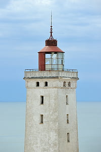Lighthouse, forladte lighthouse, venstre, Tower, Rubjerg, Rubjerg Knude, Rubjerg Knude fyr