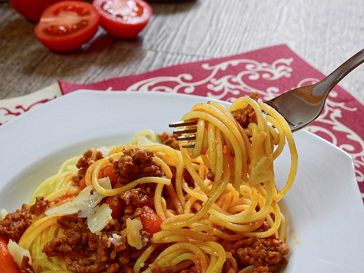 pasta, nuudlid, spagetti, spagetid, süüa, toidu, kokk