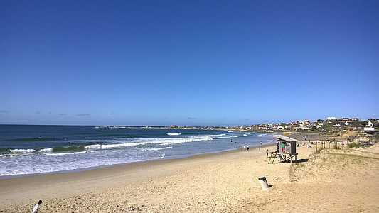 Уругвай, пляж, Пунта-дель-diablo, песок