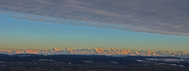 alpské, Alpy, Panorama
