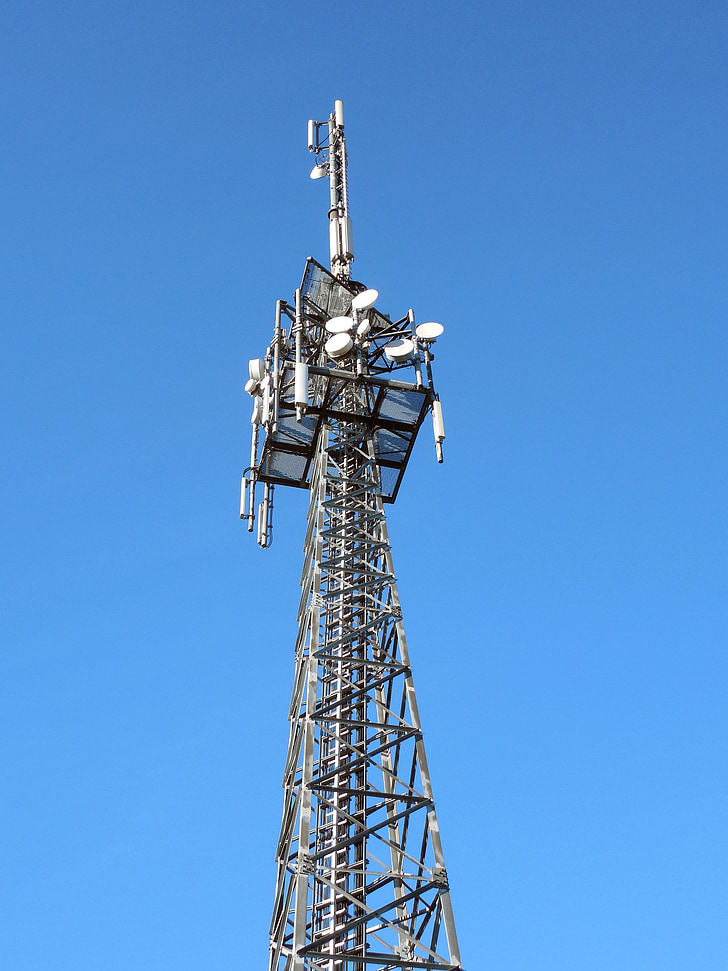 Torre de transmissão, Enviar, rádio, recepção, antena, mastros de telecomunicações, antena de rádio