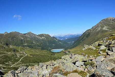 kühtai, water, reservoir, landscape, nature, alpine, mountains