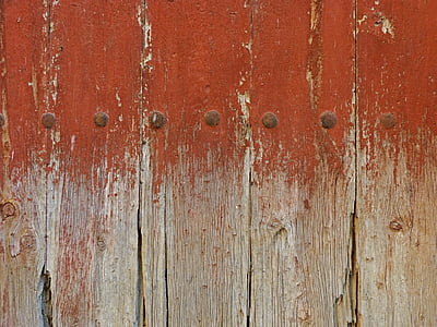 durvis, fons, Žagars, tekstūra, vecais, valkā