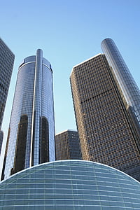 stavb, Detroit, General Motors poveljstvo, nebotičnikov