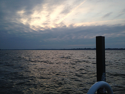 nước, Dock, cảnh quan, Lake, bầu trời, Bình tĩnh, đám mây