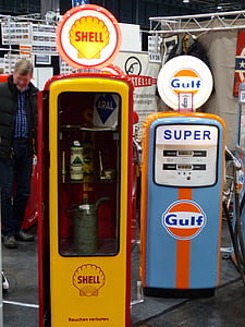benzínové pumpy, čerpacie stanice, Oldtimer, palivo, benzín, natankovať, plyn