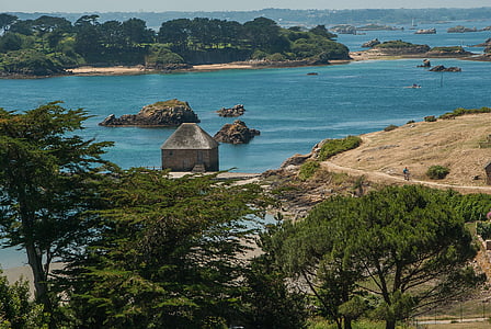 Bretagne, ø, Bréhat, Mill, tidevand
