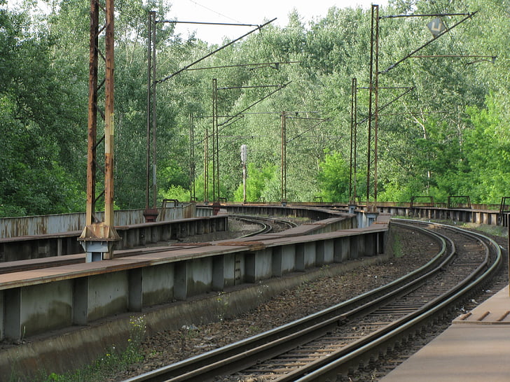 pistas, Turismo, ferrocarril de, Torun, vía férrea, transporte, tren