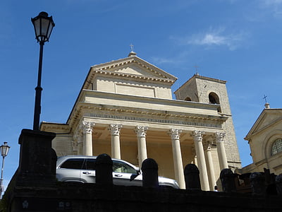 San marino, baznīca, katedrālē, ēkas, arhitektūra