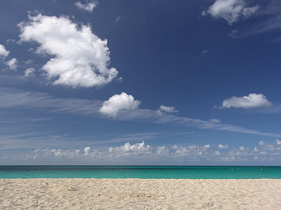Pantai, laut, tidak terpengaruh, sendirian, pantai yang indah, liburan, Jamaika