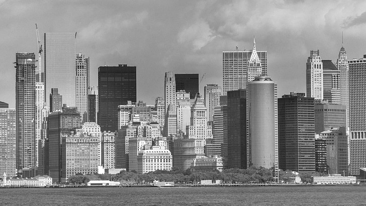 manhattan, new york, city, new york city, new york city skyline, new york skyline, urban