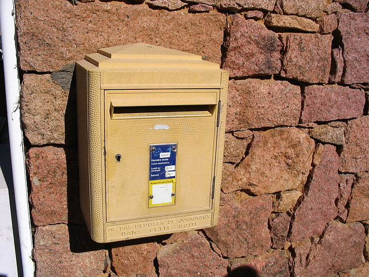 mailbox, corsica, france