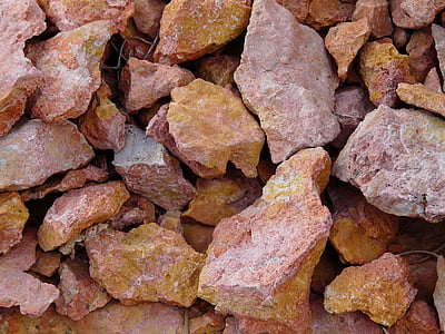 stone, rock, scree, rocks, red, sand stone, colorful