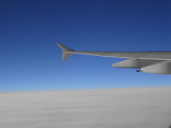 avió, cel, viatges