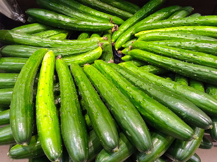 cucumber, green, vegetables taste, pile up, department, department store, saikaya