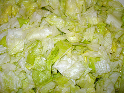 lattuga iceberg, insalata, cespo di lattuga, vitamine, sano, cibo, mangiare