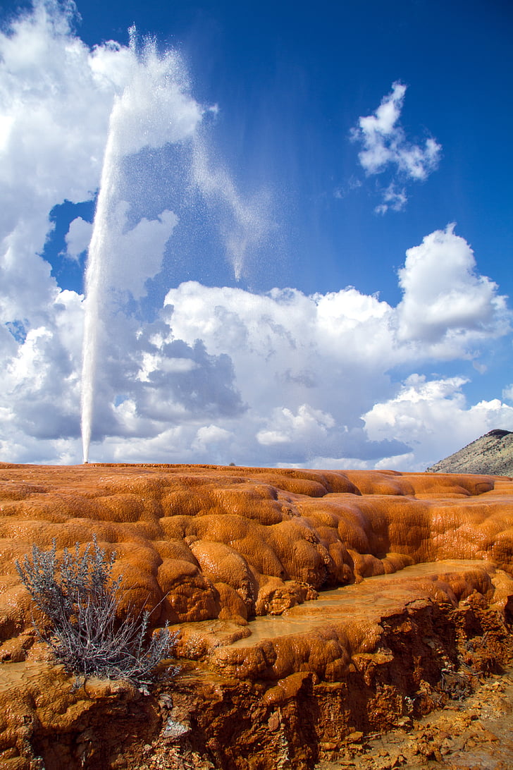 Soda springs, gejzír, Idaho, Spojené státy americké, Idaho prameny, Příroda, krajina