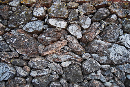 pierres, roches, arrière-plan, Rock, nature, gris