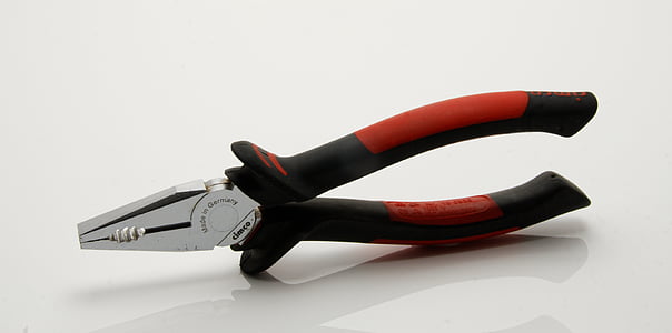 pliers, tool, metal, craft, isolated