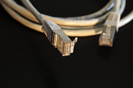 red, cables de red, conexión, enchufe, cable de interconexión, Internet, LAN