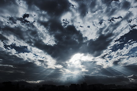 Nuvola, cielo, Meteo, la tempesta, pesante, visualizzazione cloud