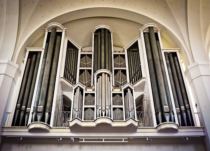 Църква, орган, орган свирка, музика, църковна музика, звук, църковен орган