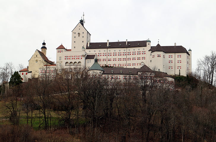 Hohenaschau, Schloss, Höhe burg, Höhe, Aschau, Bayern, Deutschland