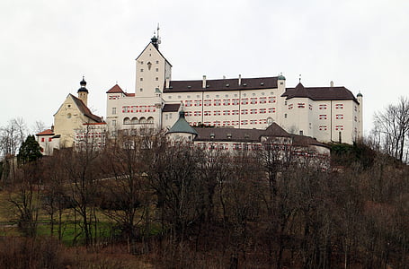 hohenaschau, Kale, Yükseklik burg, Yükseklik, Aschau, Bavyera, Almanya