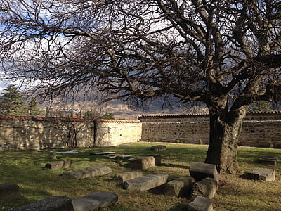 starih zidov, samostani, delno oblačno, arhitektura, Zgodovina, znan kraj, kultur