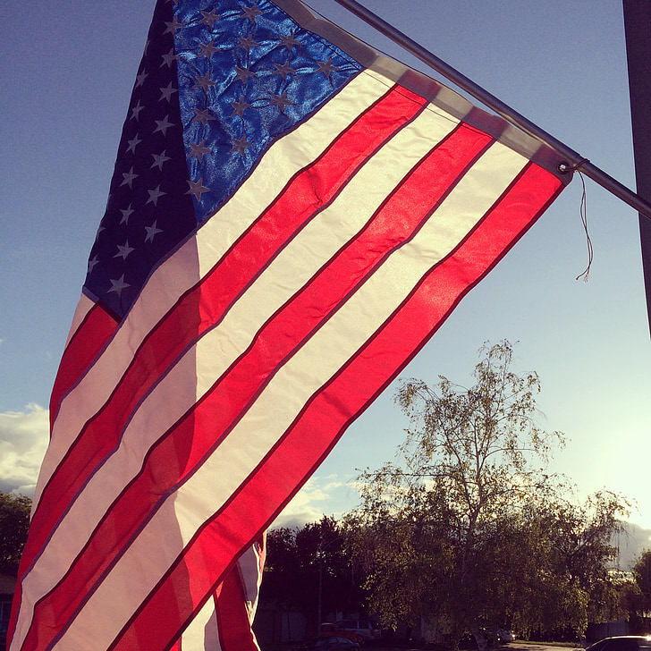 flag, Amerika, fjerde juli, patriotisk, USA, amerikansk, uafhængighed