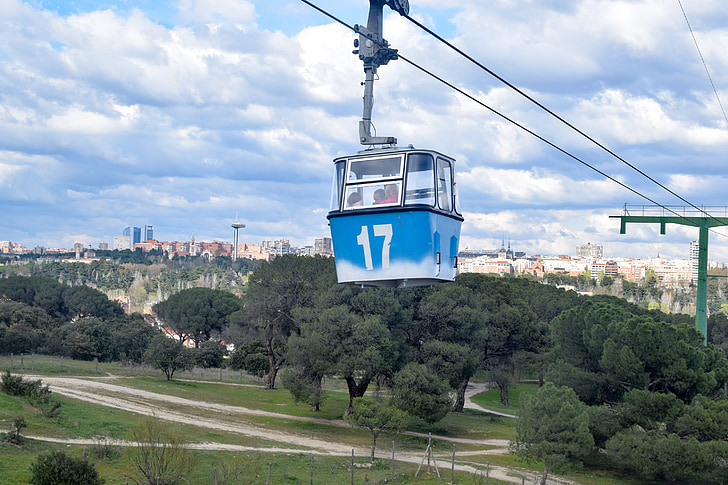 cable car, seventeen, 17, madrid, high