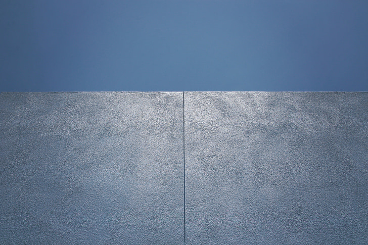 parete, blu, costruzione, Riepilogo, geometrica, Priorità bassa, parete dipinta