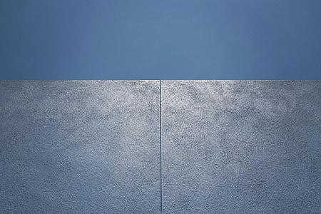 mur, bleu, bâtiment, Résumé, géométrique, arrière-plan, mur peint