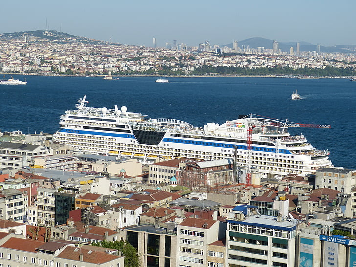 Istambul, Turquia, Bósforo, Orient, Mesquita, perspectivas, modo de exibição
