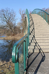kemer Köprüsü, Hall, Forst werder, trotha, kedi kambur Köprüsü, ayrıntı, -dostum köprü yapısı yapılmış