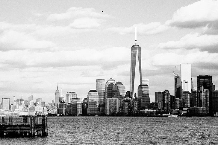 New york, mesto, NYC, budovy, Architektúra, veže, vysoko stúpa