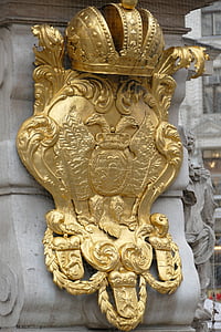 vienna, double eagle, coat of arms, architecture, sculpture, statue