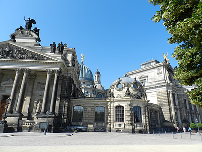 Dresden, brühl ir Terase, arhitektūra