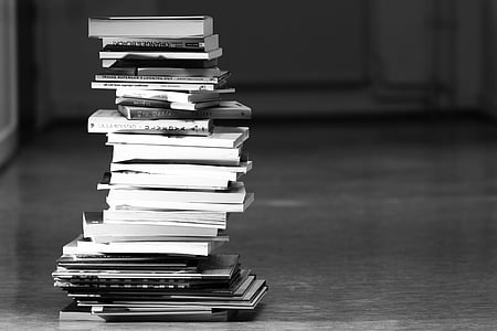หนังสือ, อ่าน, วรรณกรรม, ความรู้, กองซ้อน, หนังสือ, ในที่ร่ม