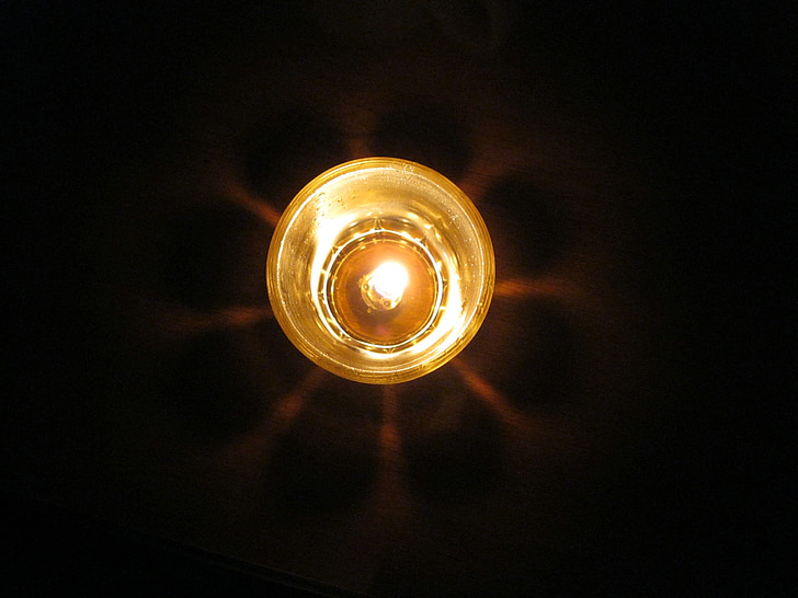 Cup, Candlelight, skygge
