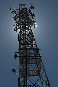 tecnica, telecomunicazioni, vykrývač, antenna, il cielo, il monumentale