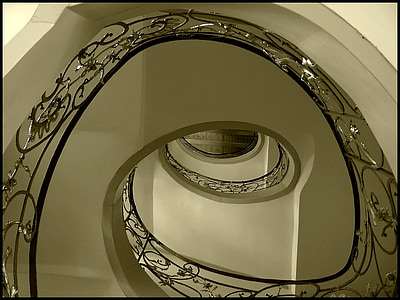 stairs, architecture, spiral staircase, staircase, building, rise, gradually