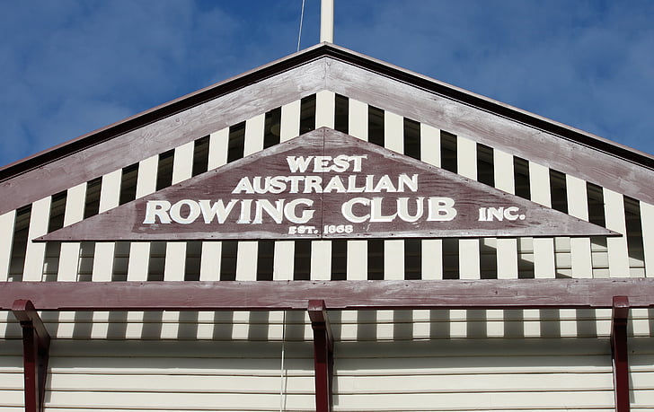 Sailing club, Perth, Australia, semn