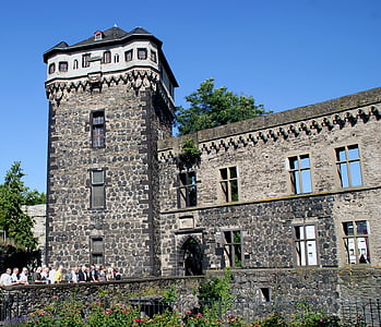 Festung, Ruine, im Mittelalter, Schloss, Mittelrhein, Andernach