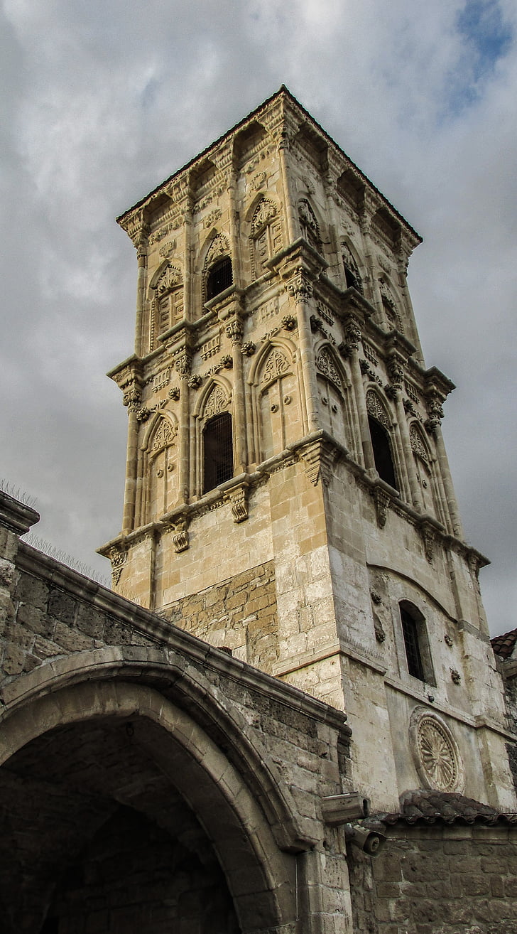 Cypern, Larnaca, St. lazarus, ortodokse, kirke, klokketårnet