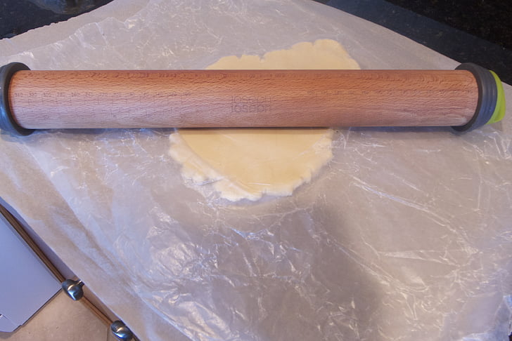 rolling dough, dough, flour, rolling, wooden, sugar cookie, cut out