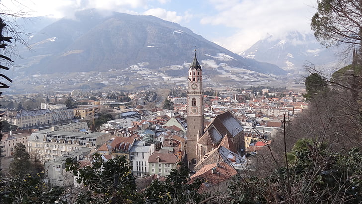 Meran, Tirol do Sul, Itália, cidade