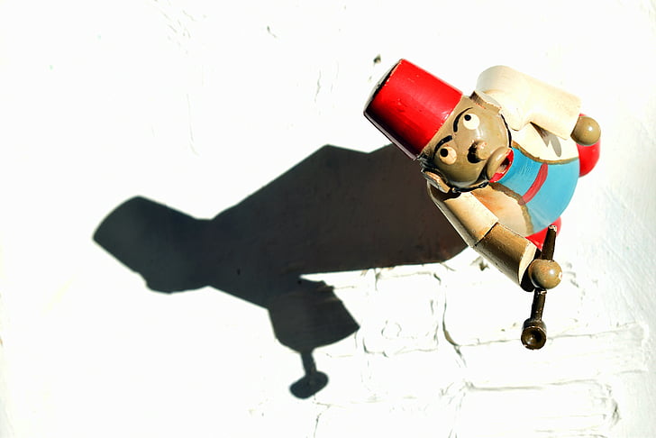 toy, old, game, figure, shadow, pact
